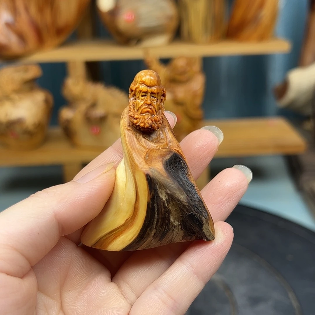 木诚*崖柏木摆件手把件