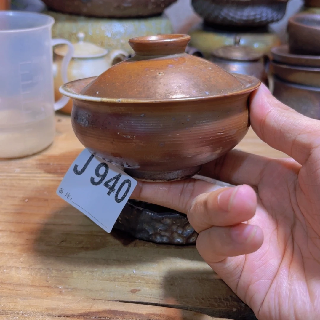 纯手工制作工艺（柴烧）裸烧纯手工制作柴烧940