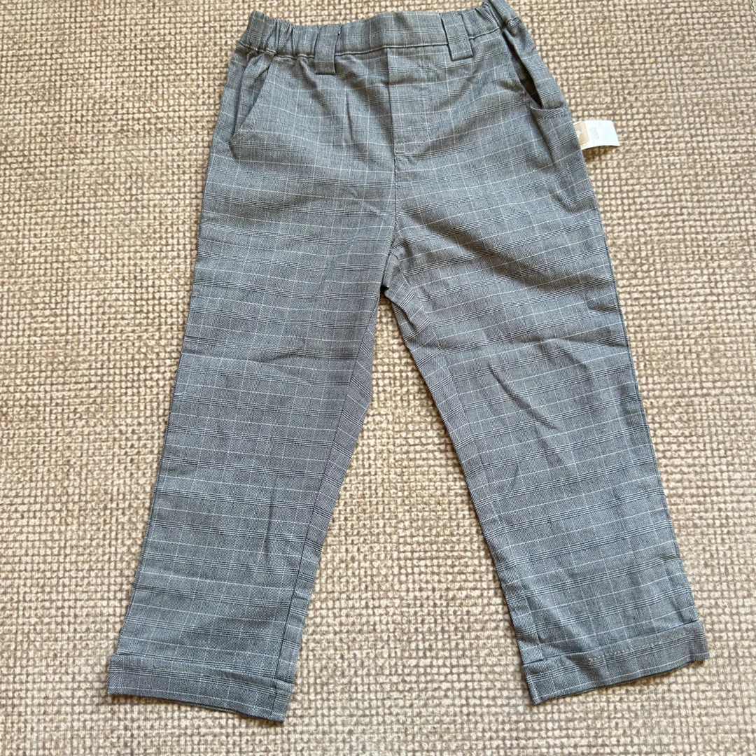 A43儿童暗纹长裤