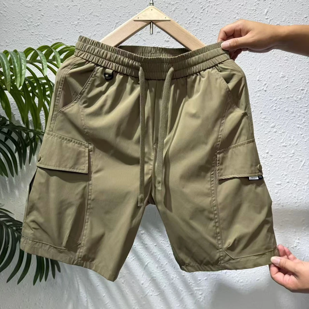『光头臻选』2025年新款生物基薄款工装五分百搭男女速干短裤-9989