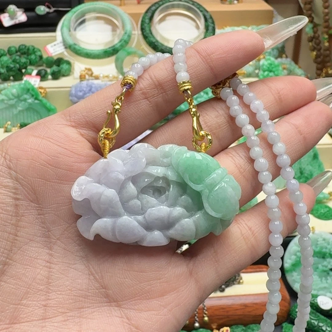 翡翠未镶嵌颈饰翡翠吊坠