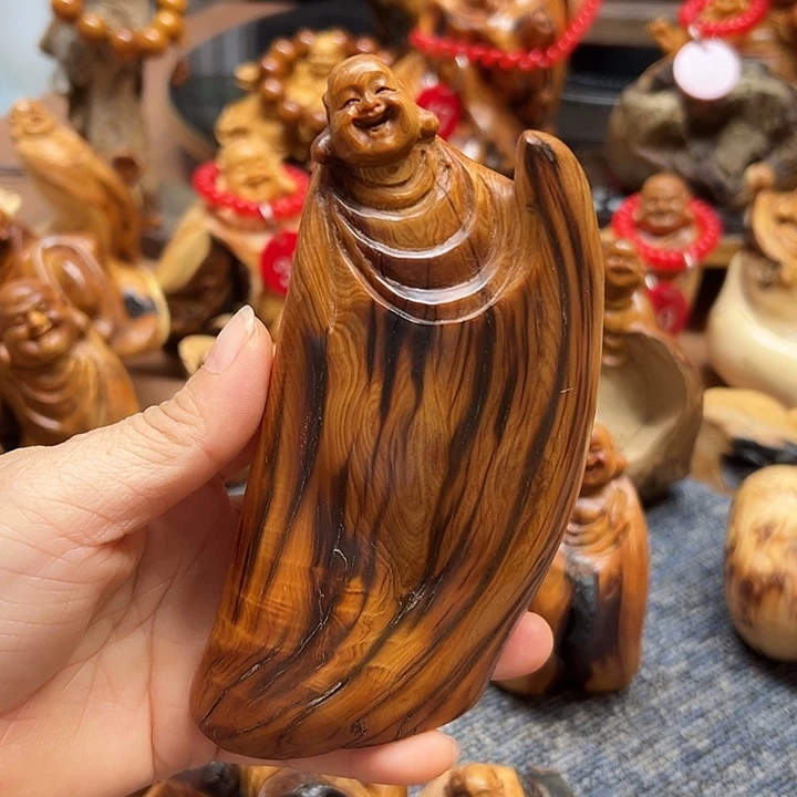 柏木太行崖柏手把摆件