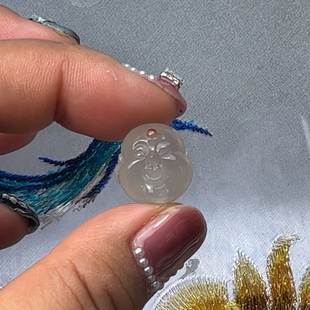 南红玛瑙佛头未镶嵌你*