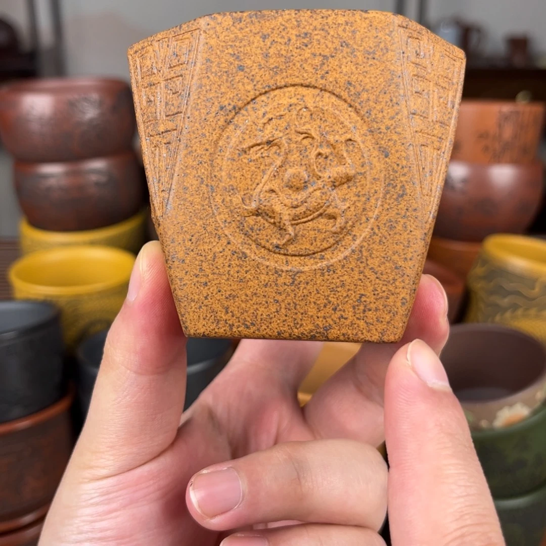 紫砂茶杯紫砂主人杯 手工制作