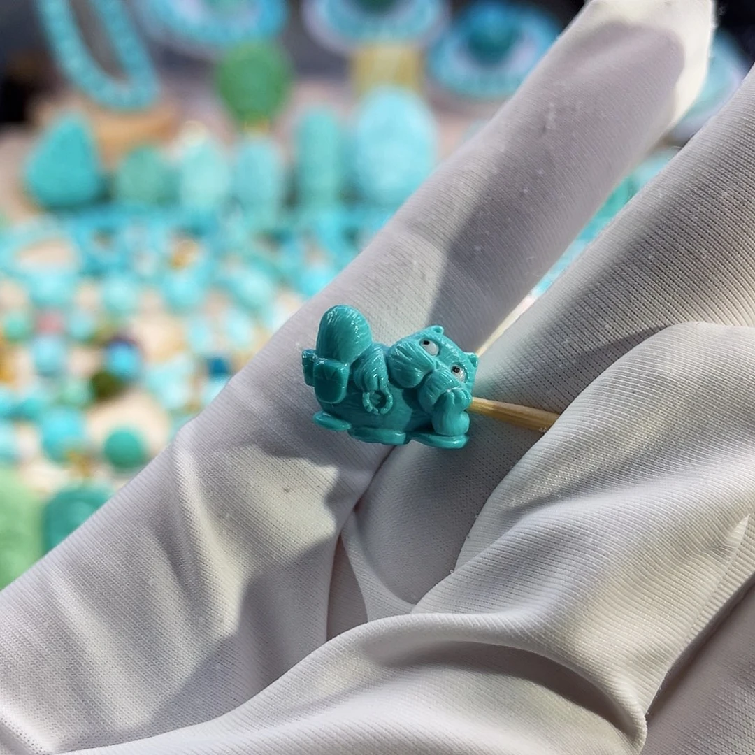 绿松石珠宝奇石未镶嵌