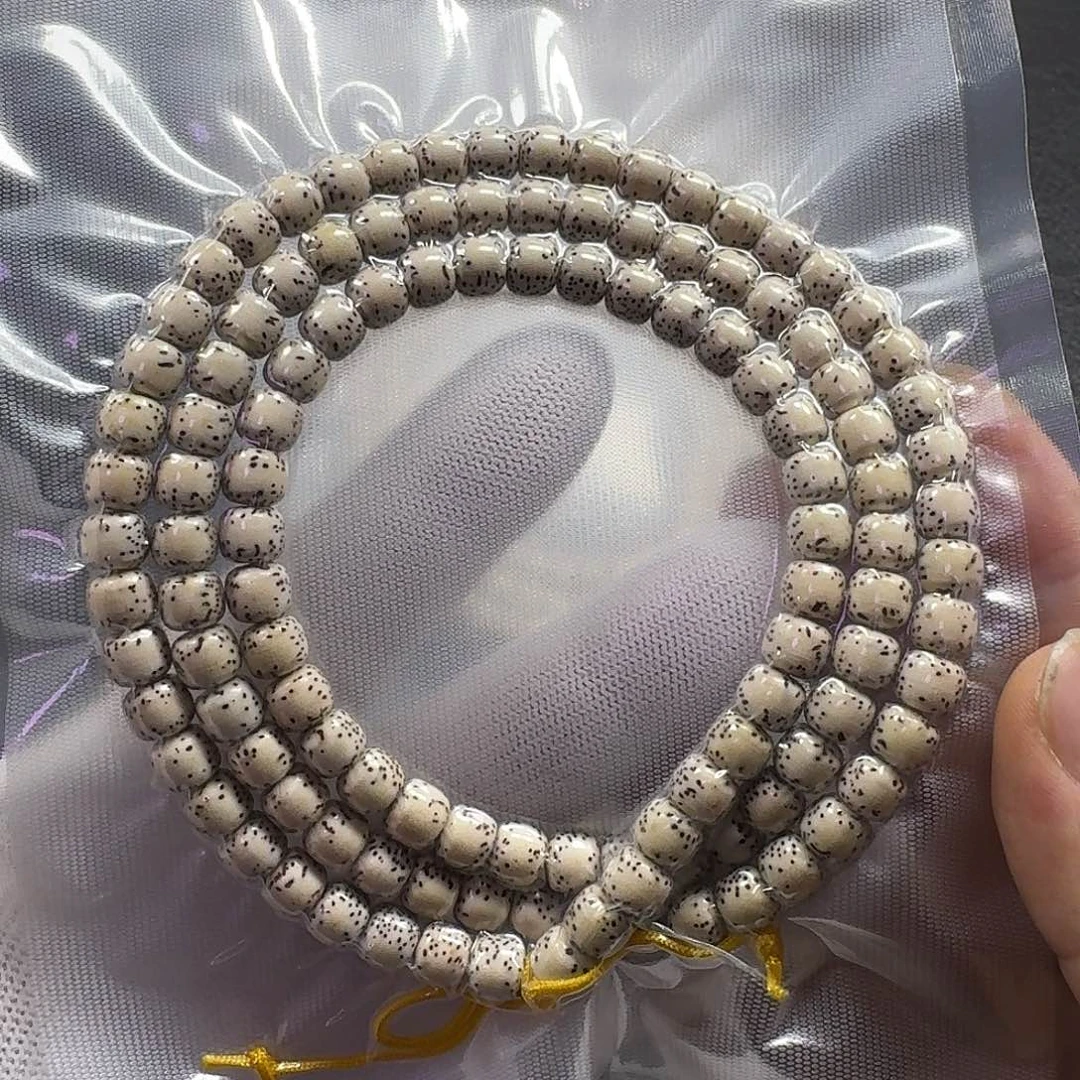 星月菩提手串用****2星月菩提8*7原生态留白（粗星氧化