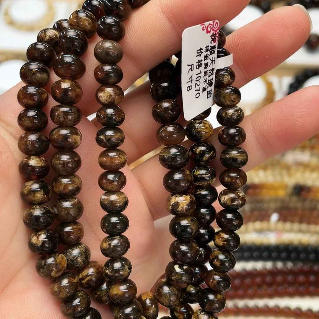 琥珀未镶嵌裸石八90720