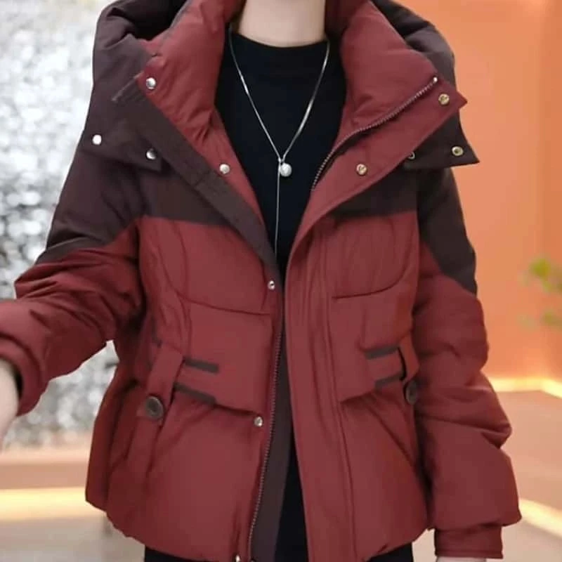 潮流时尚高端洋气白鸭绒2024冬季新款加厚保暖休闲见面羽绒服外套