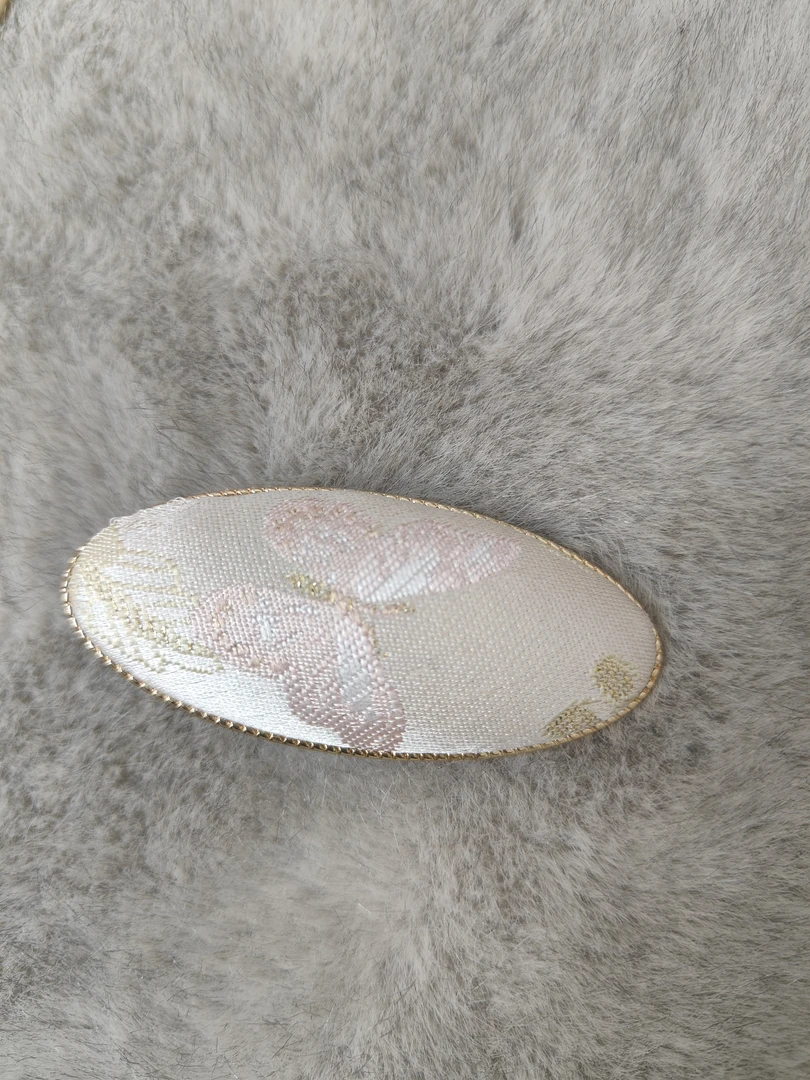 手工发夹粉色蝴蝶款