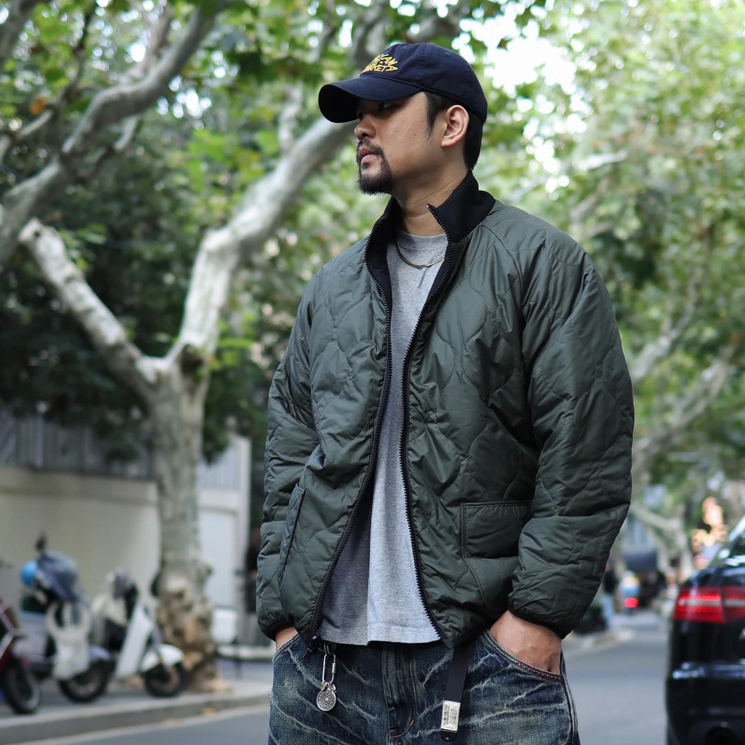 EMLESS25军式线双面3M新雪丽执勤棉衣夹克JKT防泼水teflon百搭男