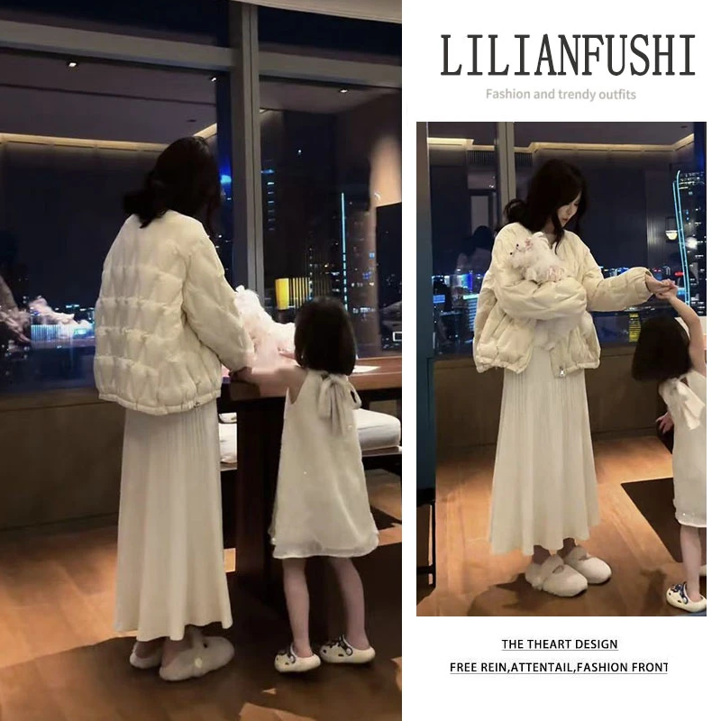 秋季穿搭一整套2025新款韩版时尚宽松长袖外套显瘦半身裙两件套女