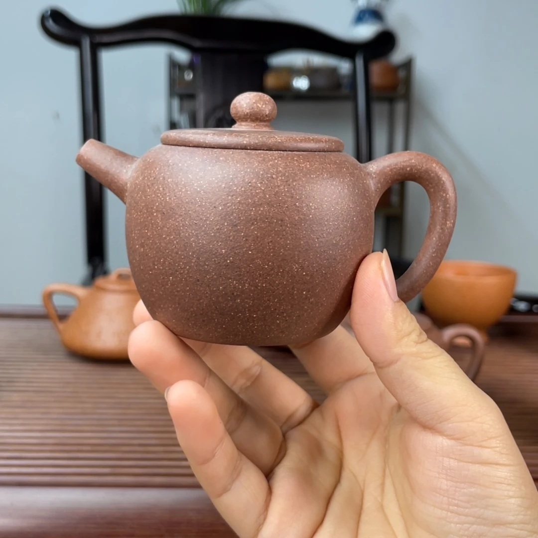 茶壶紫泥共生紫泥苹果150cc孤品