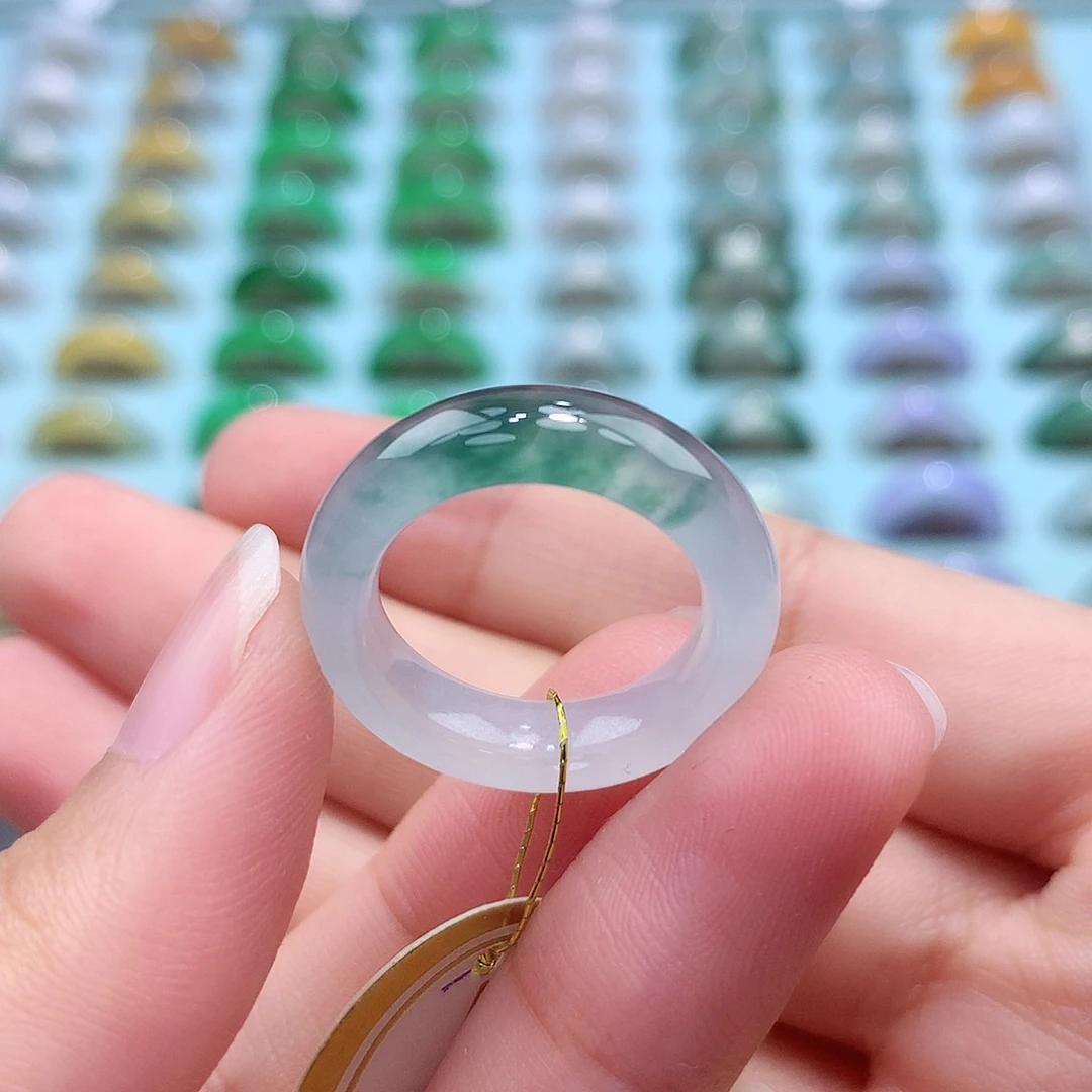 未镶嵌戒指翡翠妞****h12圈