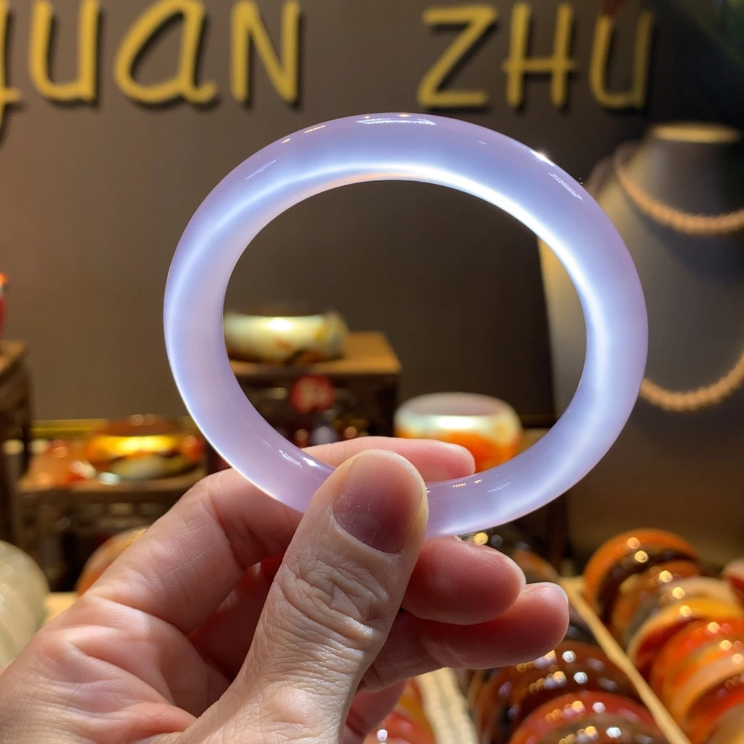 无***畏玛瑙/玉髓未镶嵌手镯