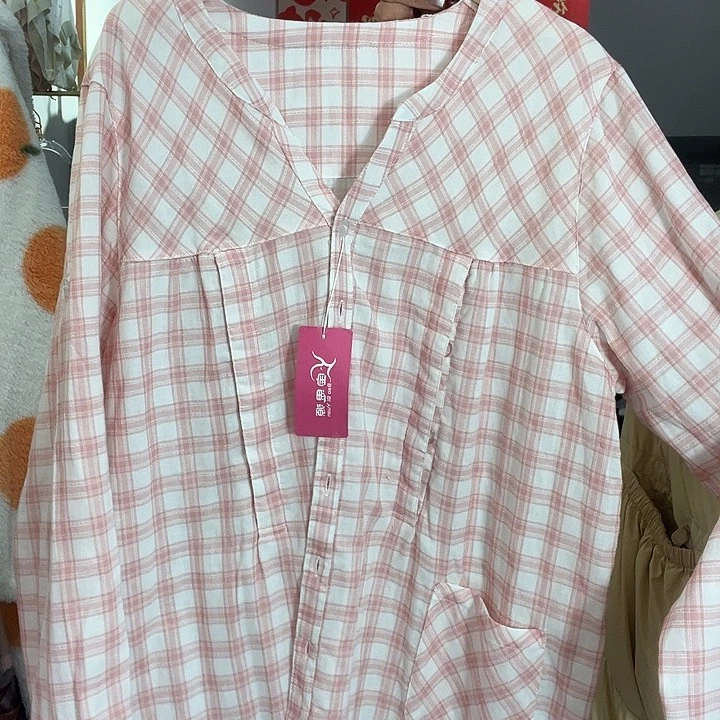 野兔毛三醋酯纤维春夏款纱布月子服170斤