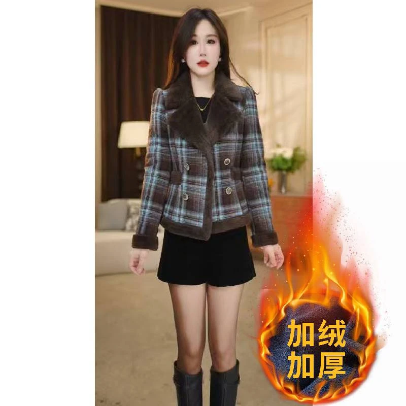 【加绒外套】冬季新款加厚保暖气质显瘦减龄中长款女士