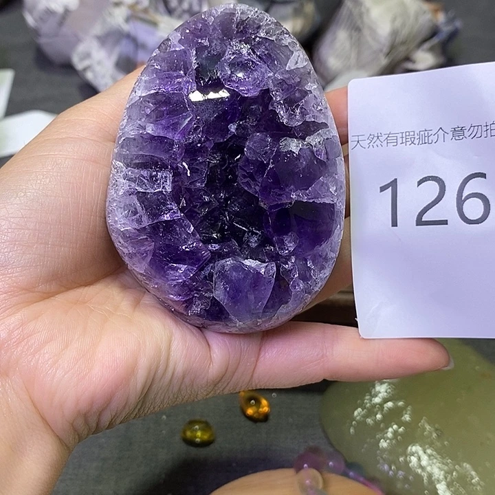 未镶嵌珠宝半成品紫晶