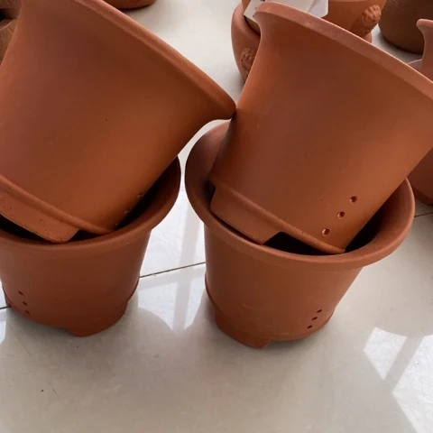 粗陶红陶花盆877