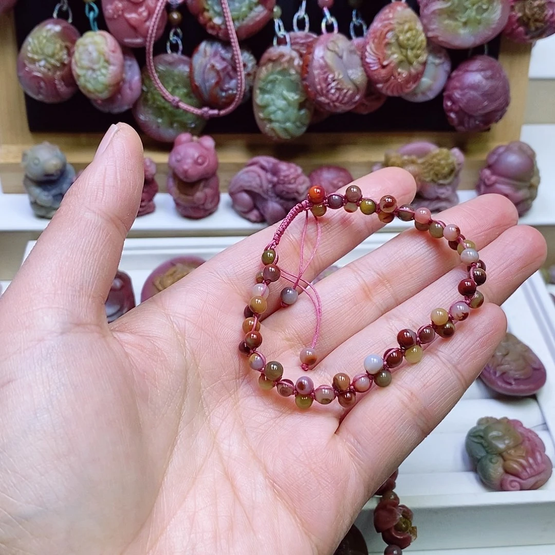 玛瑙/玉髓盐源玛瑙手串未镶嵌