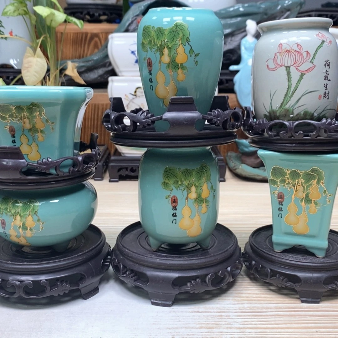 花盆紫砂陶瓷艺术花盆陶瓷