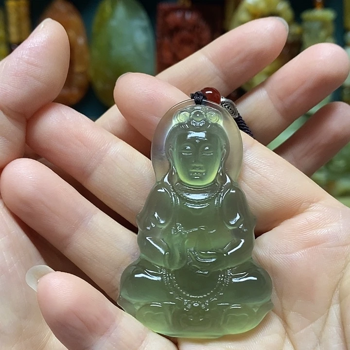 未镶嵌岫玉吊坠(赠链)