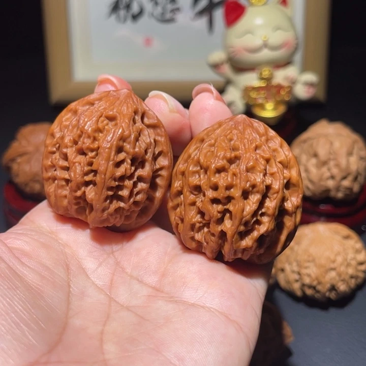 文玩核桃把件龙门马蹄37