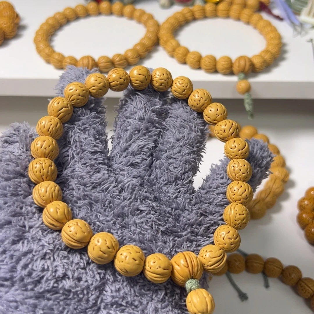 下***约手串桃核小黄桃桃核