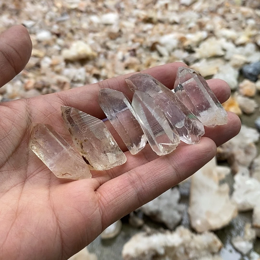 水晶珠宝半成品未镶嵌又*