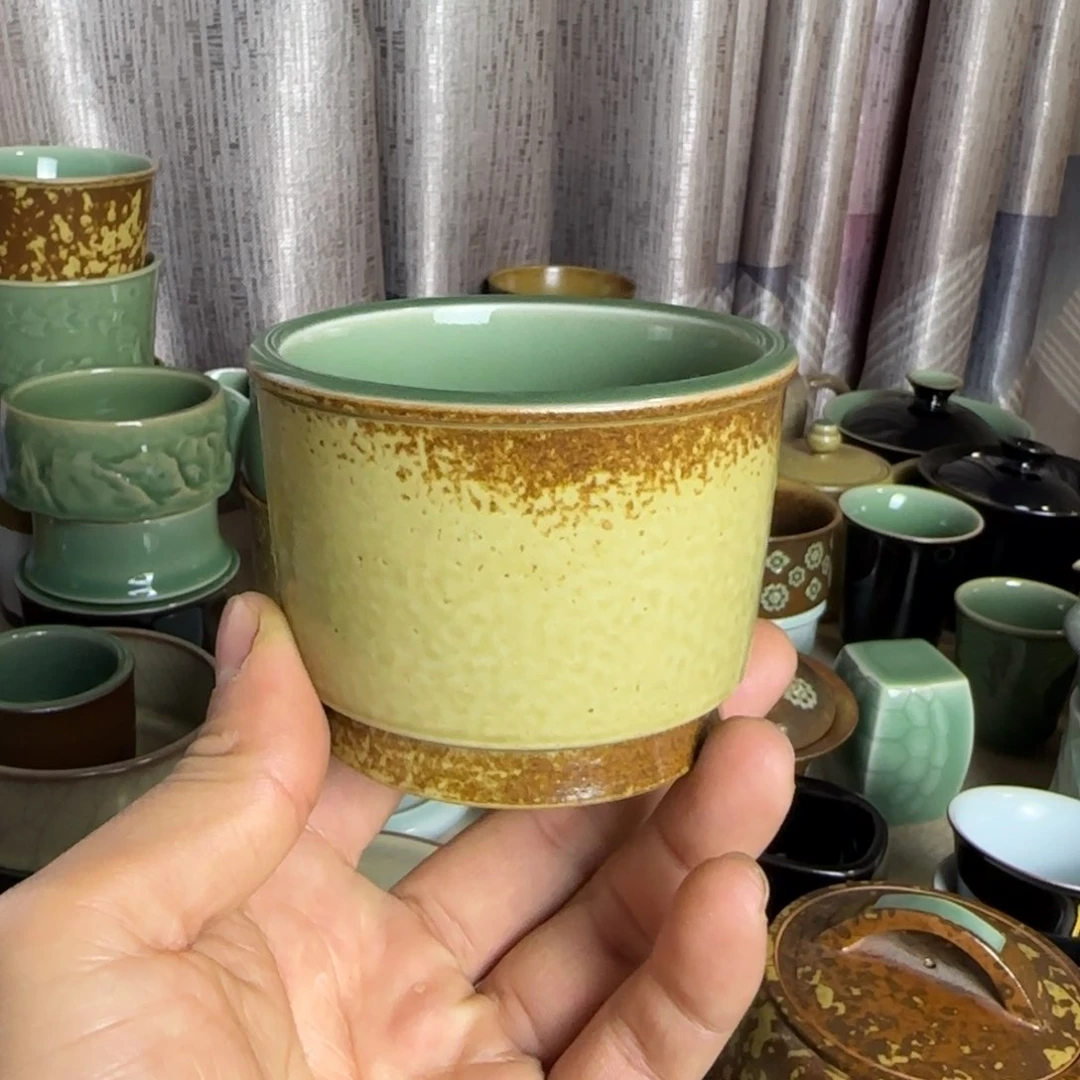 小金茶具青瓷茶具