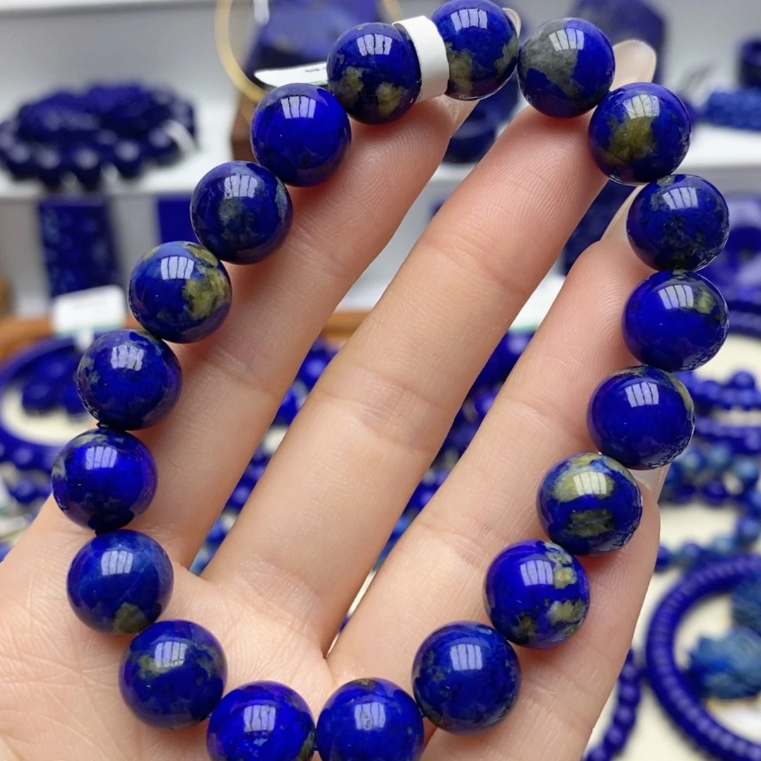 青金石未镶嵌手链10.8mm