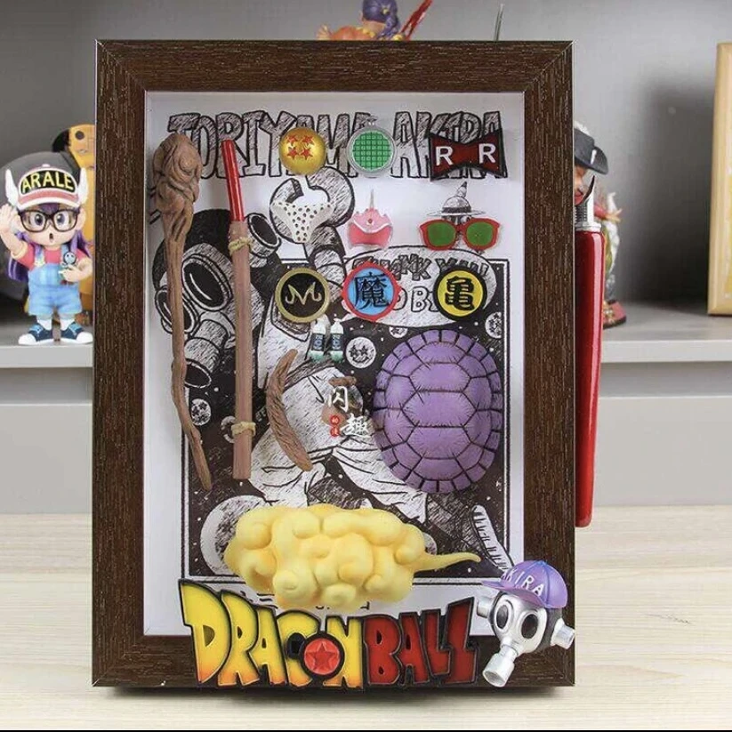 【全款 现货】七龙珠 龟仙人立体相框画框鸟山明装饰摆件动漫模型
