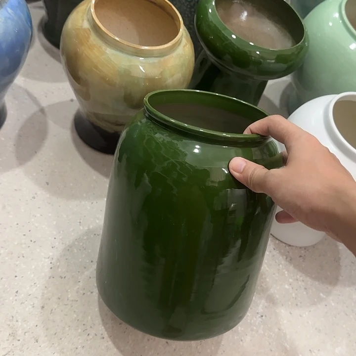 白泥花盆微瑕无孔