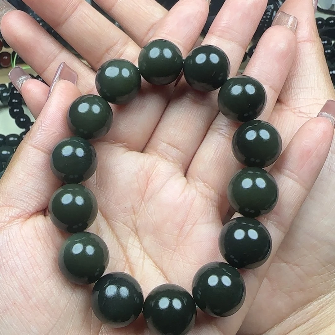 一***溜和田玉未镶嵌手串