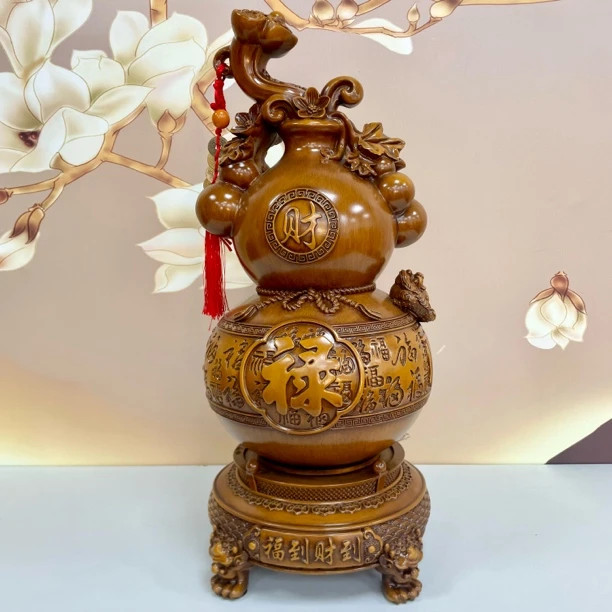 福到财到旋转葫芦家居客厅电视柜玄关乔迁装饰品摆件