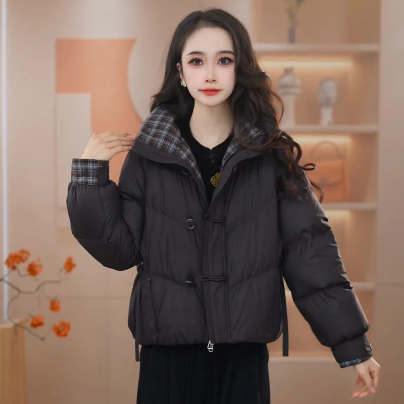 【羽绒服】2025冬季新款气质时尚保暖白鸭绒轻奢加厚羽绒服25W701