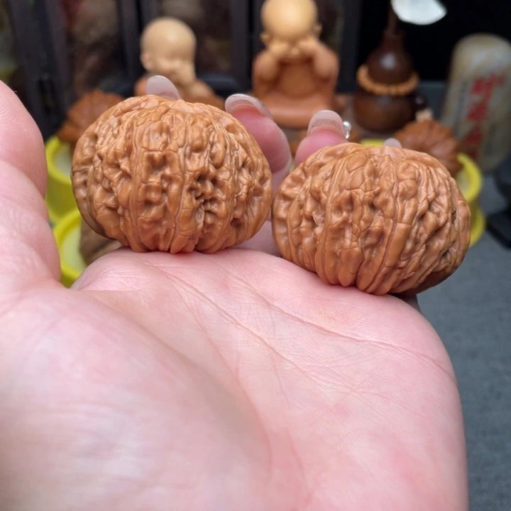 把件文玩核桃四座楼44全品