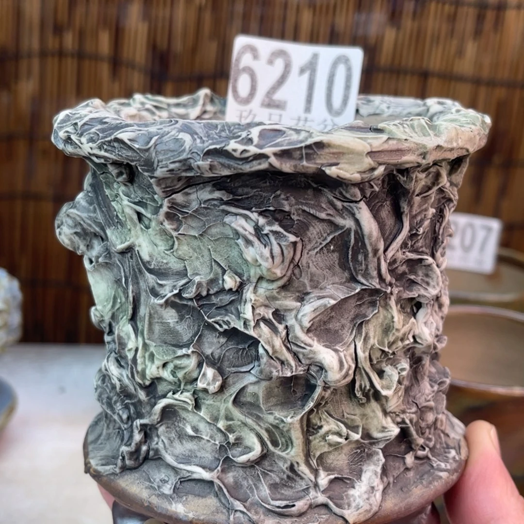 陌***路手工花盆默认瑕疵完美者勿拍
