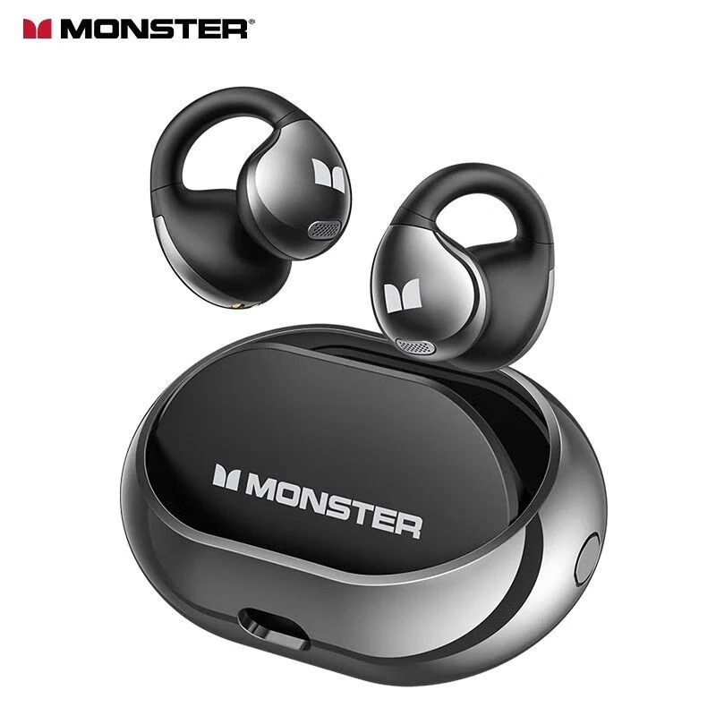 MONSTER/魔声AC600蓝牙耳机耳夹式开放式无线夹耳式运动通用游戏
