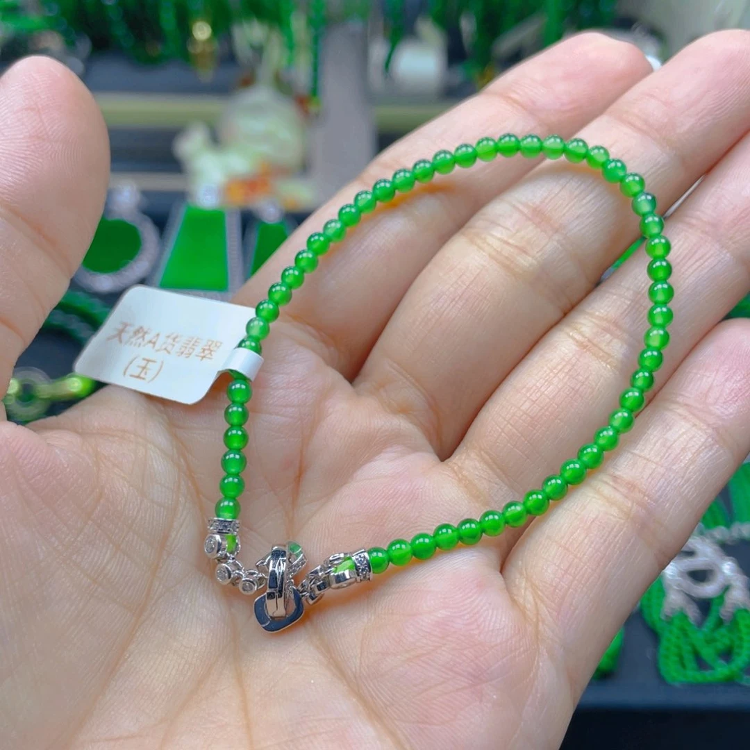 未镶嵌手链翡翠正阳绿3