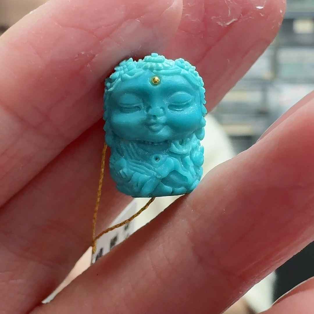 绿松石珠宝奇石未镶嵌