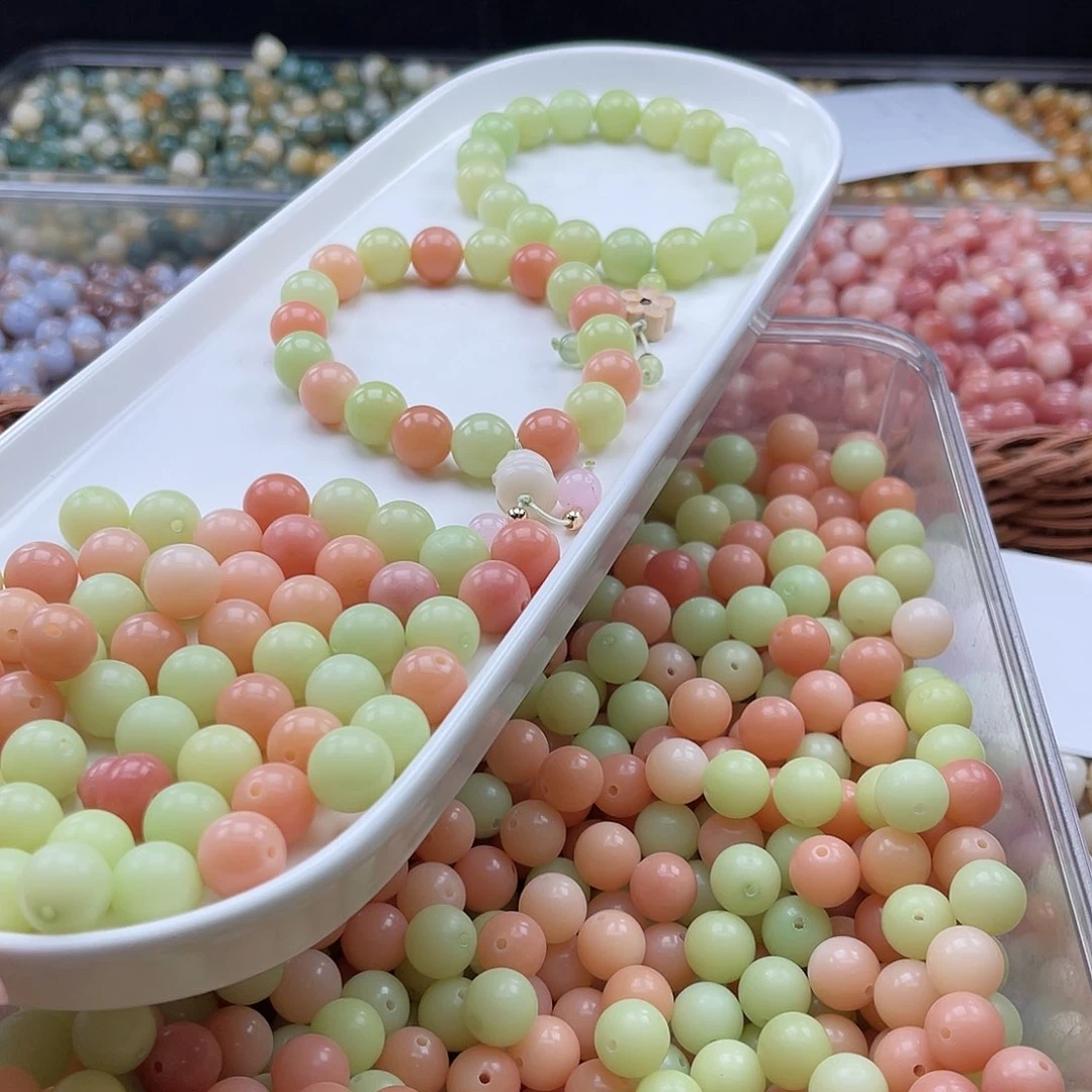 白玉菩提吊坠q12mm/100+10颗春知晓