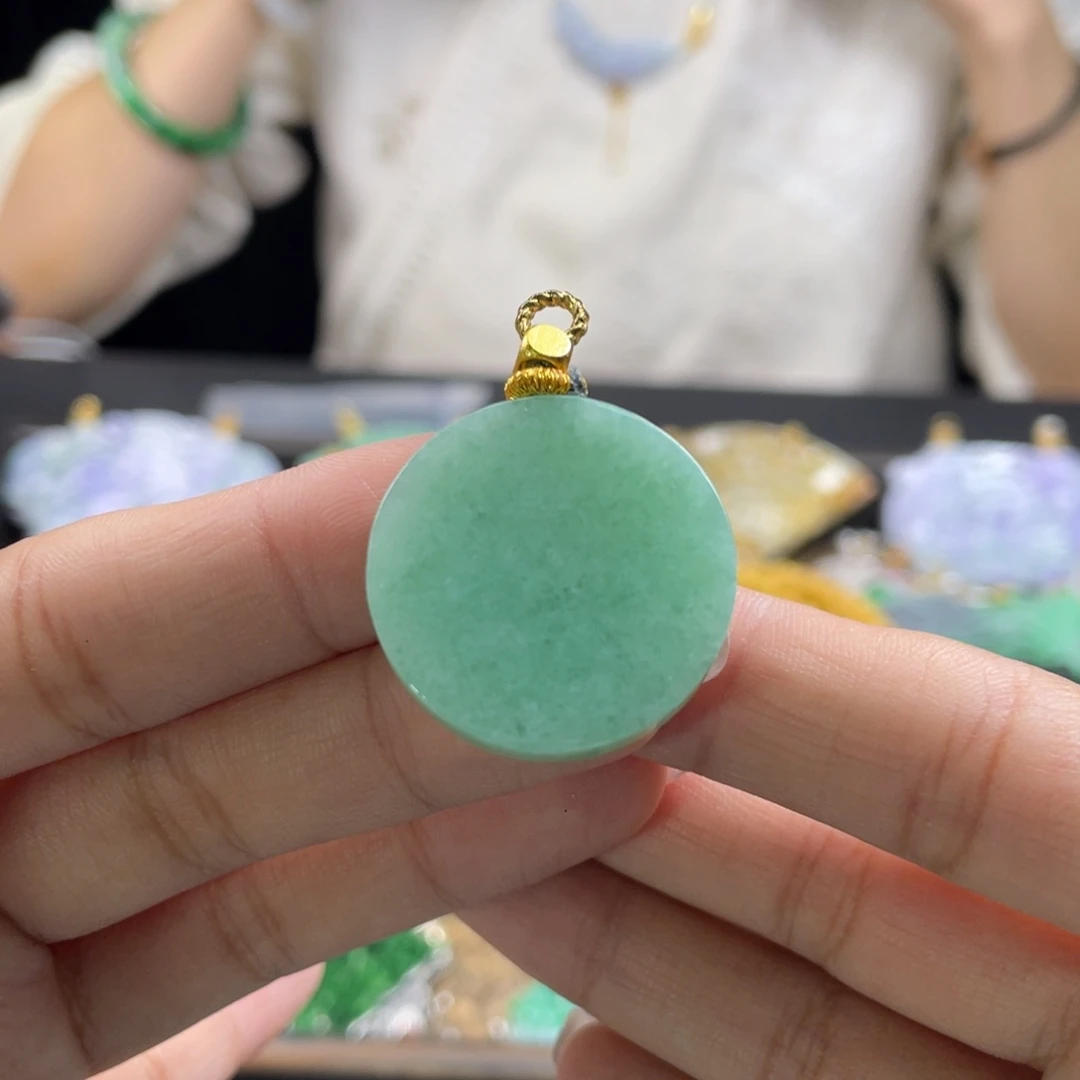 颈饰未镶嵌翡翠代编织