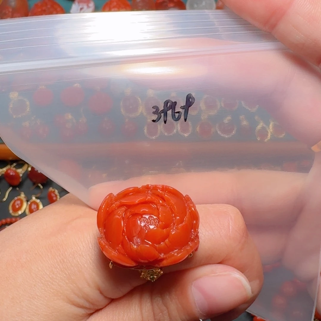 南红玛瑙南红银S925镶嵌