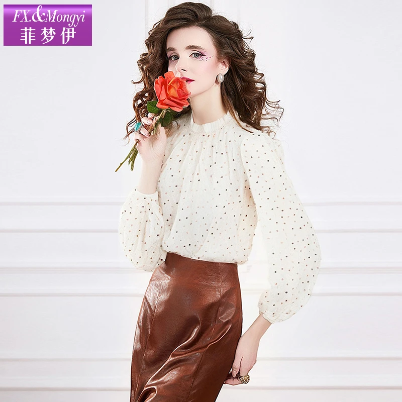 菲梦伊新款时尚衬衫上衣FXCC970