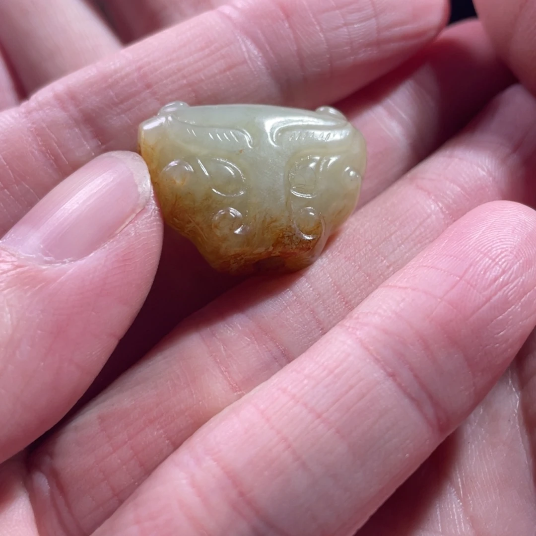 和田玉无未镶嵌琅*哥