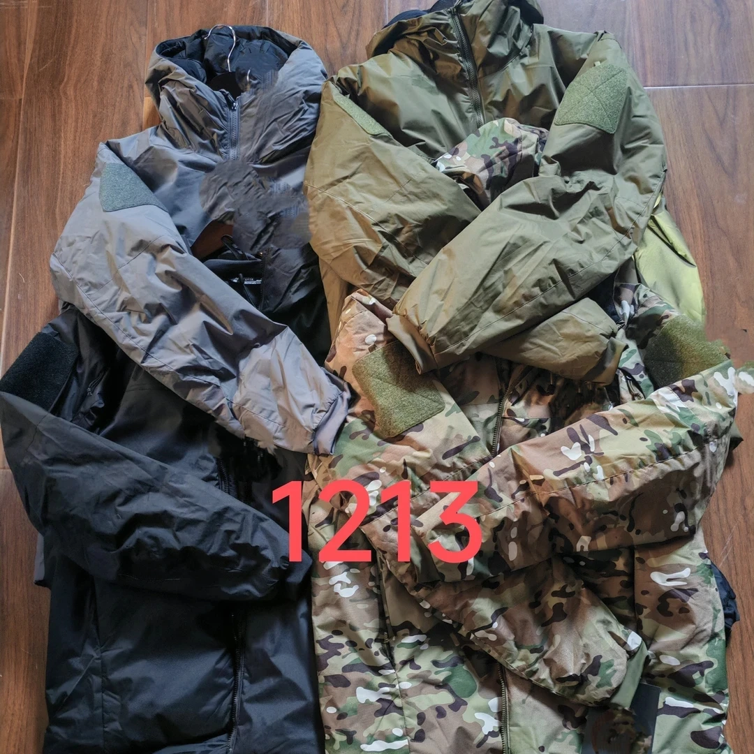 1213 骨 新款男士时尚百搭冲锋衣羽绒服