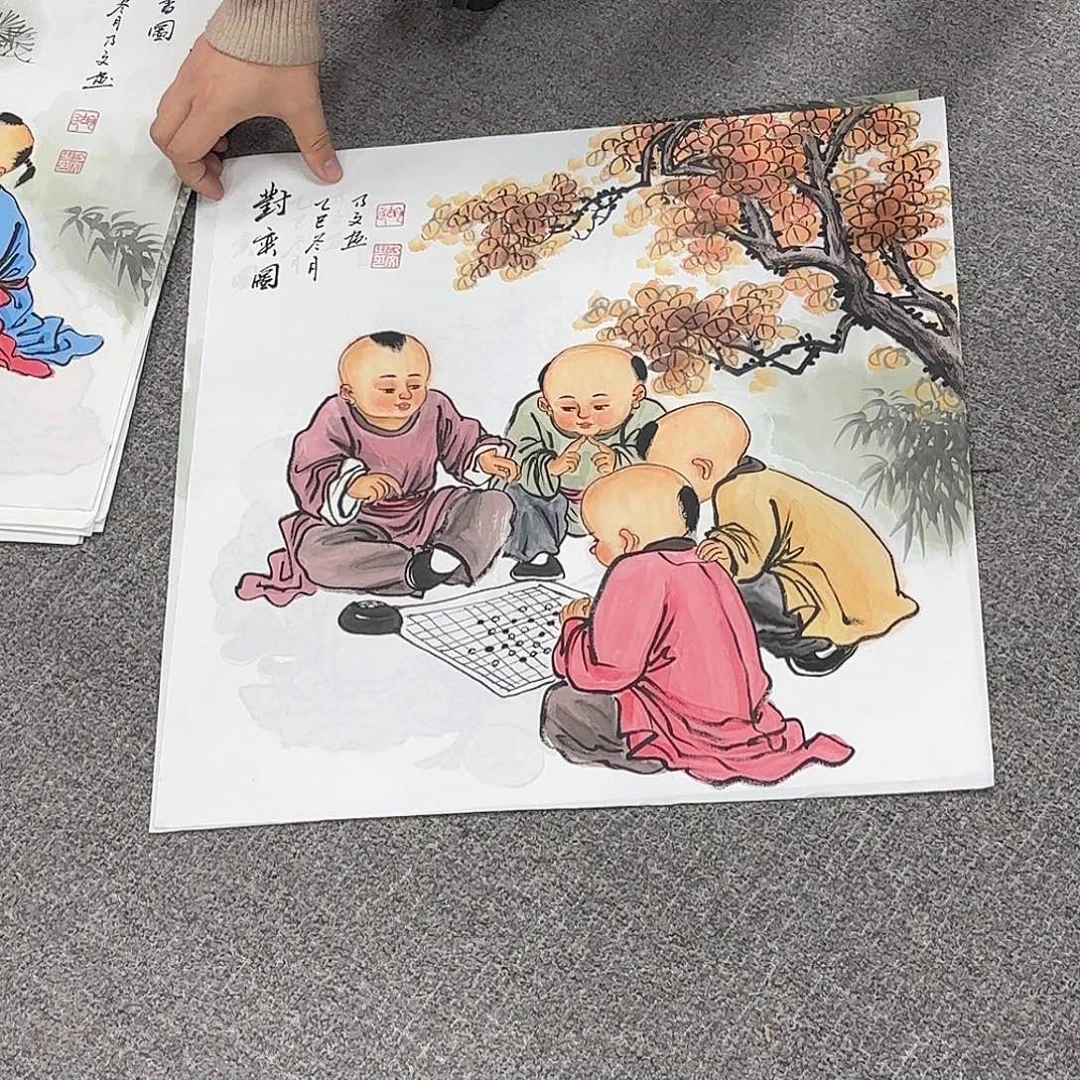 国画国画作品多次在国内外大展