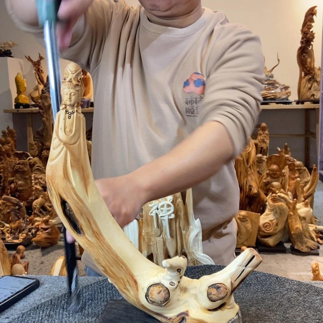 柏木（崖柏）太行崖柏根雕摆件