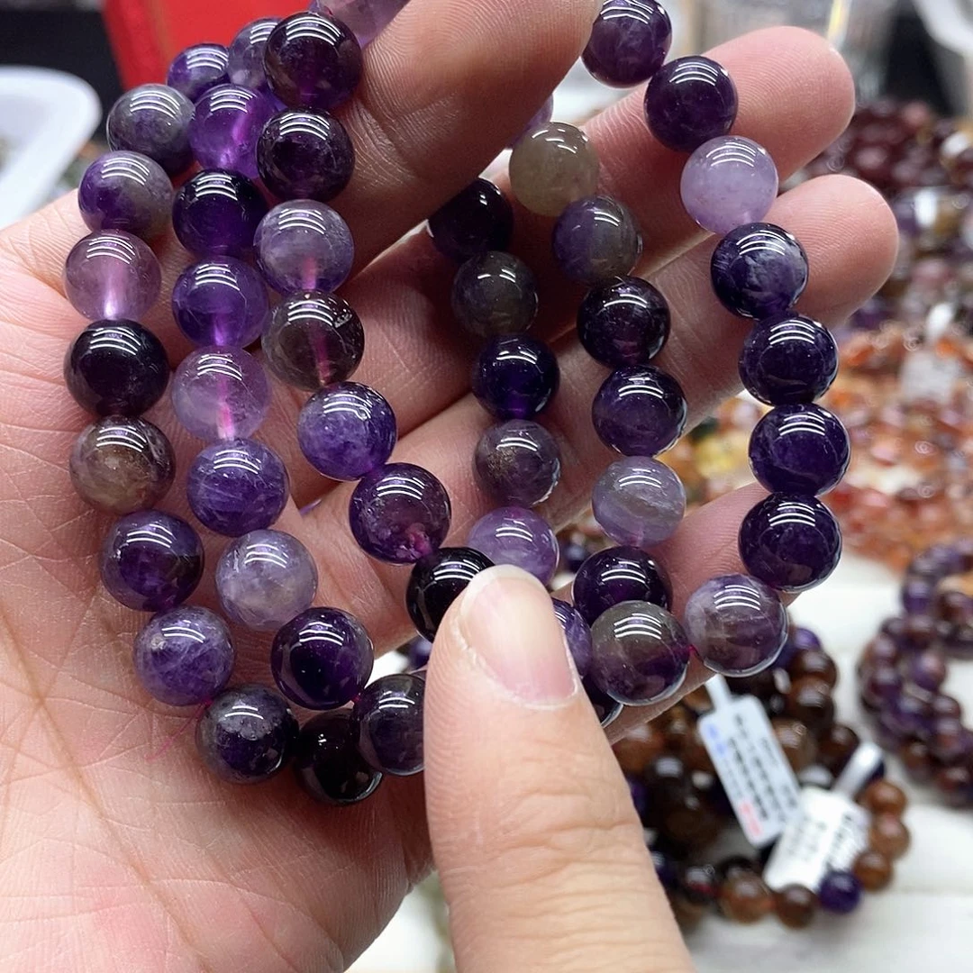 水晶手串未镶嵌多样性发货发一条