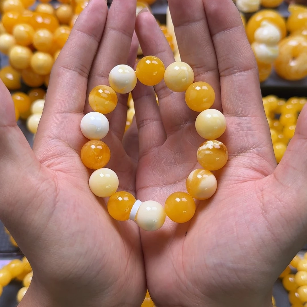 未镶嵌蜜蜡珠宝奇石15mm